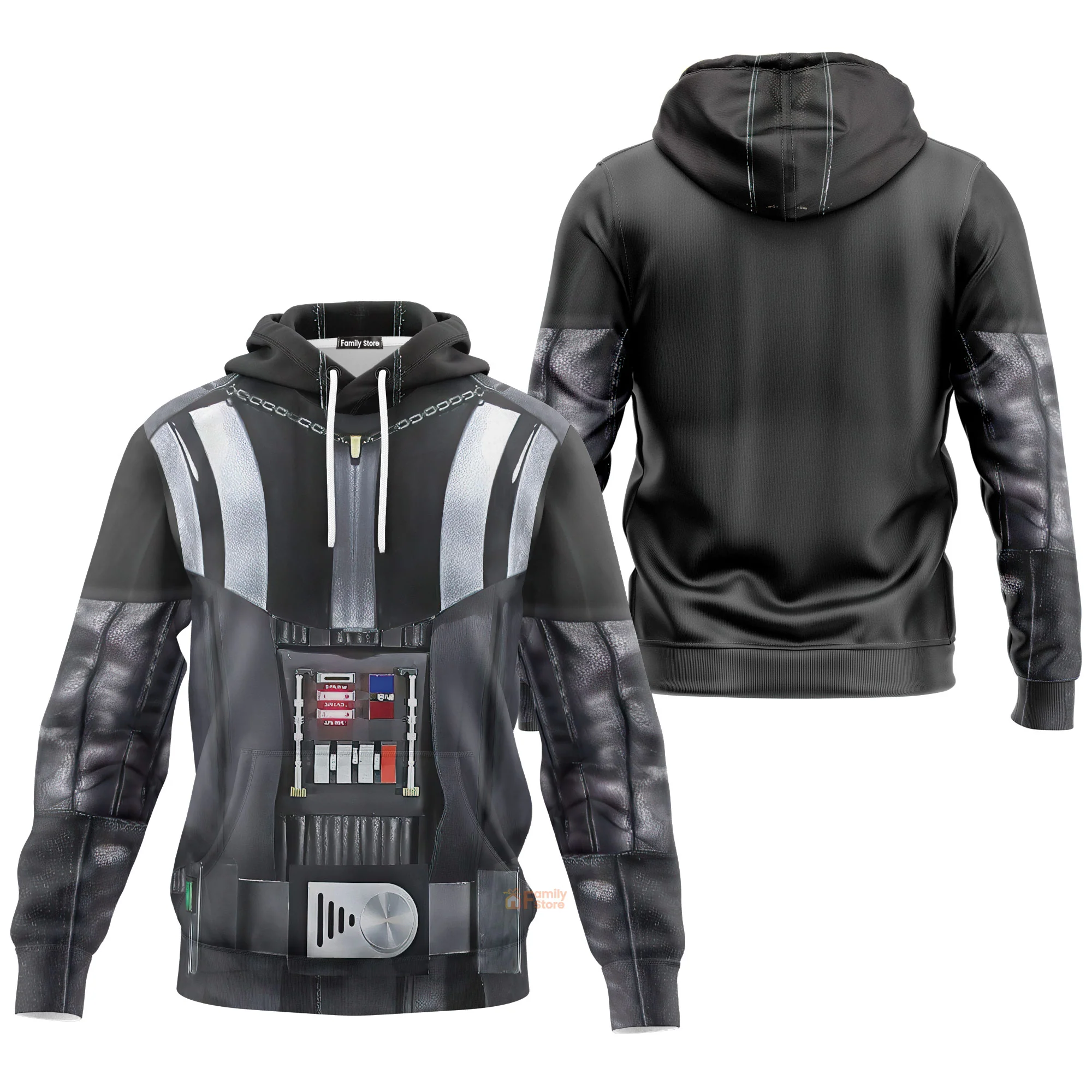 Stwa DaVa Costumes Cosplay - All Over Print Hoodie - Image 3