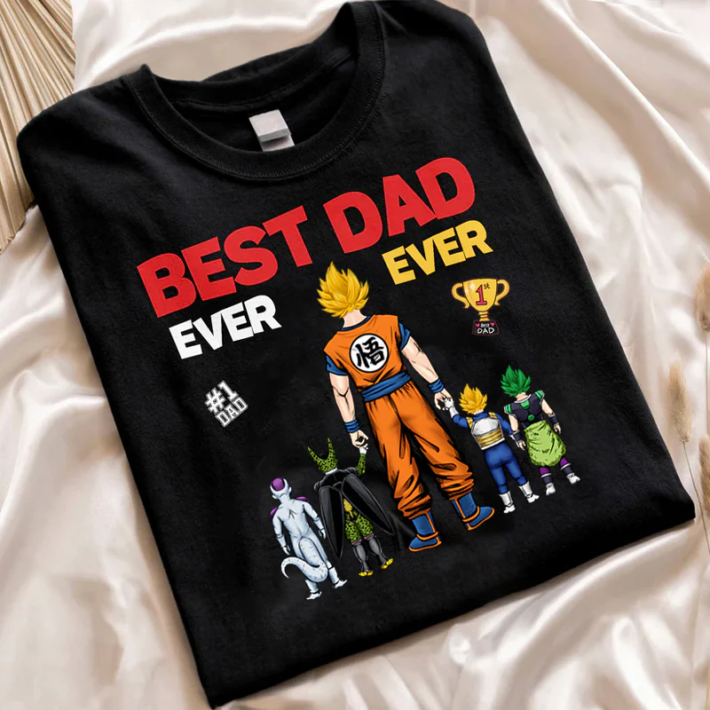 Champion Cup Best Dad Ever Ever Dragon Ball - Gift For Dad, Grandfather - Personalized Unisex Shirt CL03 - Image 3