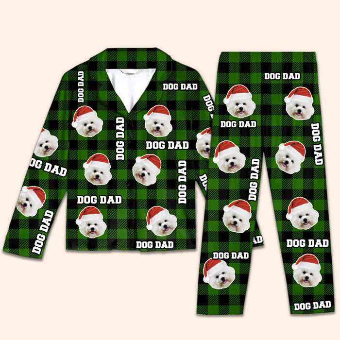 Custom Photo Happy Pawlidays, My Beloved Fur Baby - Gift For Dog  Lovers - Personalized Pajama NA94 - Image 3