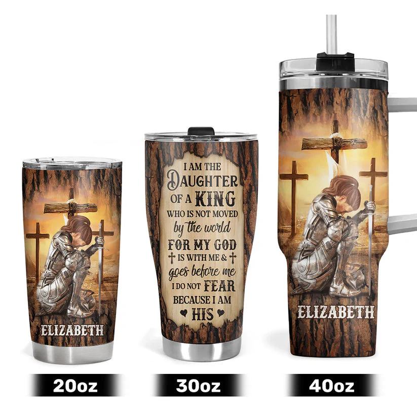 Custom Photo  Festive But Feral - Personalized 40oz Tumbler Cup With Straw - Christmas Gift For Girlfriend, Besties, Mom NA94 - Image 7