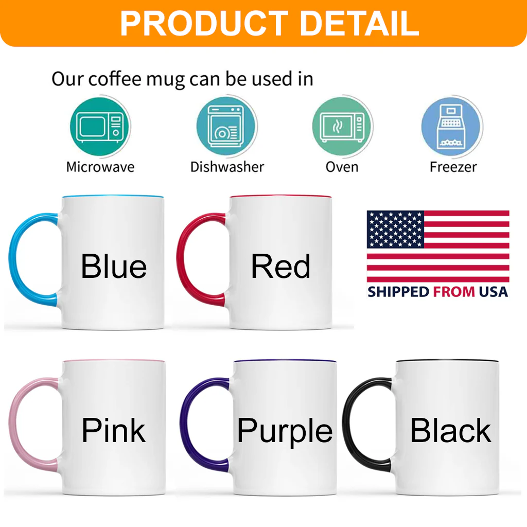 With God All Things Are Possible - Personalized Accent Mug TD118 - Image 5