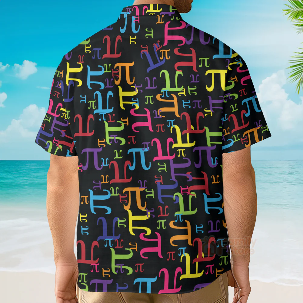 Pieces Of Pi Math Teacher Hawaiian Shirt - Image 4